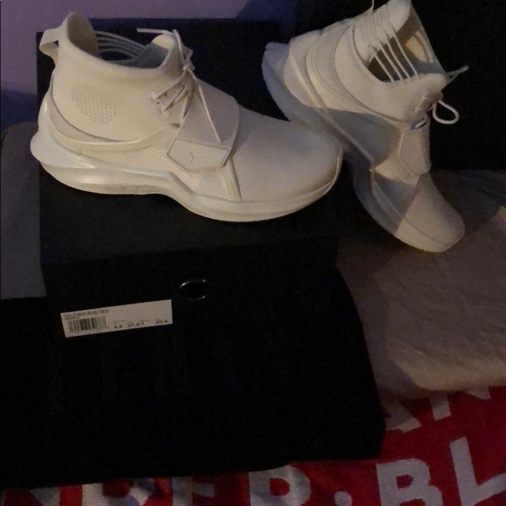 Fenty by Rihanna - Whisper White Hi Trainers